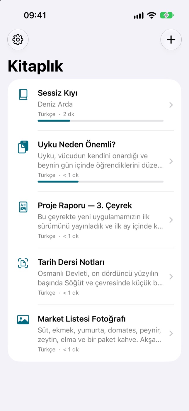 Tüm metinlerin tek kitaplıkta